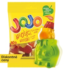 JOJO Hrošíky želé cukríky s ovocnými príchuťami s náplňou 80 g