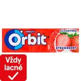 Wrigley's Orbit Strawberry žuvačka bez cukru s jahodovou príchuťou 10 ks 14 g