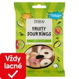 Želé cukríky s ovocnými príchuťami s kyslou cukrovou posýpkou 100 g