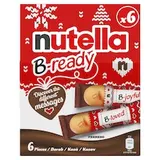 Nutella B-ready Oblátka plnená nátierkou z lieskovcov a kakaa a malými pšeničnými chrumkami 6 x 22 g