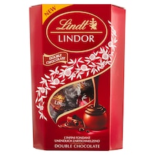 Lindt Lindor Mliečna a horká čokoláda s jemnou tekutou náplňou 200 g