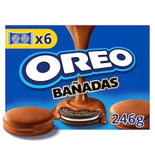 Oreo sušienky s vanilkovou náplňou, kakaová poleva 246 g