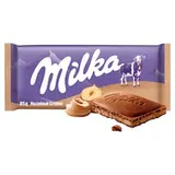 Milka Hazelnut créme mliečna čokoláda z alpského mlieka s lieskovoorieškovou náplňou 85 g