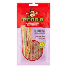 Pedro Kyslé cukrovinky s príchuťou jahody 80 g