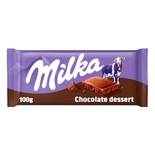 Milka Chocolate Dessert mliečna čokoláda z alpského mlieka plnená našľahanou kakaovou náplňou 100 g