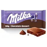 Milka Chocolate Dessert mliečna čokoláda z alpského mlieka plnená našľahanou kakaovou náplňou 100 g