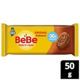 Opavia BeBe Dobré ráno kakaové -30 % cukru sušienky s 5 celozrnnými cereáliami balenie 50 g