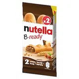 Nutella B-ready Oblátka plnená nátierkou z lieskovcov, kakaa a malými pšeničnými chrumkami 2 ks 44 g