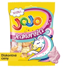 JOJO Jednorožci želé cukríky s ovocnými príchuťami 80 g