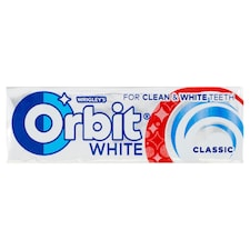 Wrigley's Orbit White Classic žuvačka bez cukru s mätovou príchuťou 10 ks 14 g