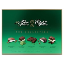 AFTER EIGHT Mint bonboniéra, zmes mätových bonbónov z mliečnej a horkej čokolády 199 g