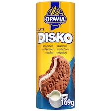 Opavia sušienky Disko kakaové mliečna náplň 169 g