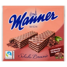 Manner Chrumkavé kakaové oblátky s krémovou kakaovou náplňou 75 g