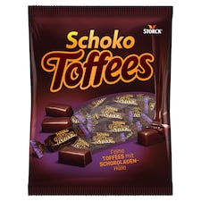 Schoko Toffees Karamelky máčané v čokoláde 325 g