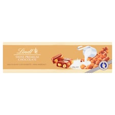 Lindt Švajčiarska mliečna čokoláda s celými jadrami lieskových orechov 300 g