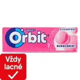 Wrigley's Orbit Bubblemint žuvačka bez cukru s ovocnou a mätovou príchuťou 10 ks 14 g