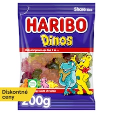 Haribo Dinos želé s ovocnými príchuťami 200 g