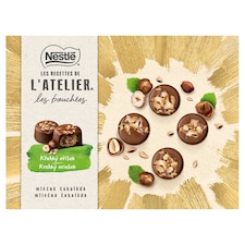 NESTLÉ Ateliér Krehký oriešok, čokoládové pralinky 186 g