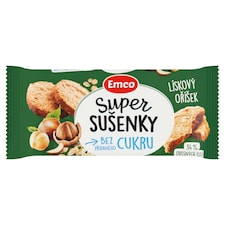 Emco Super ovsené sušienky s lieskovými orieškami 60 g