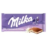 Milka Alpine Milk Cream mliečna čokoláda z alpského mlieka s mliečnou náplňou 100 g