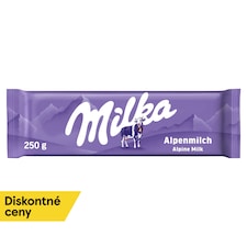 Milka Alpine Milk mliečna čokoláda z alpského mlieka 250 g