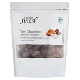 Finest Zmes pražených jadier mandlí v horkej a mliečnej belgickej čokoláde 150 g
