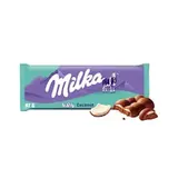 Milka Bubbly Coconut mliečna čokoláda z alpského mlieka s poréznou kokosovou náplňou 97 g