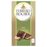 Ferrero Rocher Mliečna čokoláda plnená s náplňou s lieskovými orieškami a makadamovými orechmi 90 g