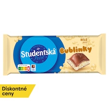 Študentská pečať Bublinky Mliečna a Biele bublinky 90 g