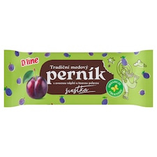 Dialine Medový perník plnený ovocnou náplňou v tmavej poleve slivka 60 g