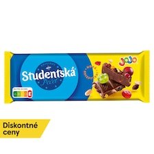 ORION Študentská pečať Mliečna čokoláda s JOJO želé, arašidmi a hrozienkami 90 g
