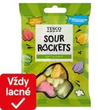 Želé cukríky s ovocnými príchuťami s kyslou cukrovou posýpkou 100 g