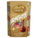 Lindt Lindor Mliečna, biela a horká čokoláda s jemnou krémovou náplňou 137 g