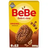 Opavia BeBe Dobré ráno kakaové sušienky s 5 celozrnnými cereáliami multibalenie 360 g
