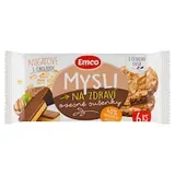 Emco Mysli na Zdraví Ovsené sušienky s príchuťou nugátu a čokoládou 6 ks 60 g