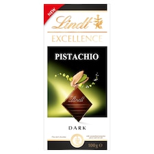 Lindt Excellence Horká čokoláda s karamelizovanými pistáciovými orieškami a morskou soľou 100 g