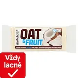 BioTechUSA Oat&Fruits ovsená tyčinka s kokosovou príchuťou 70 g