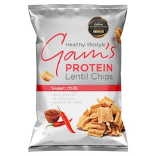 Gam's Proteínové šošovicové lupienky smažené so sladko pikantnou chilli príchuťou 65 g
