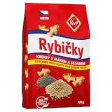 Vest Rybičky krekery s makom posypané sezamom 100 g