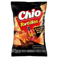 Chio Tortillas kukuričný snack s príchuťou pálivej čili omáčky 110 g