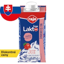 Rajo Lakto Free Smotana na šľahanie 30% 200 ml