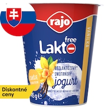 Rajo Lakto Free Smotanový jogurt vanilka 145 g