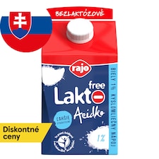 Rajo Lakto Free Acidko biely 1% kyslomliečny nápoj 450 g