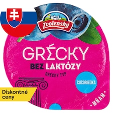 Zvolenský Jogurt grécky typ čučoriedkový bez laktózy 125 g