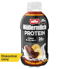 Müller Müllermilch Protein mliečny nápoj s čokoládovo-banánovou príchuťou 400 g