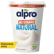 Alpro Sójový Fermentovaný Výrobok Biely bez pridaného cukru 400 g