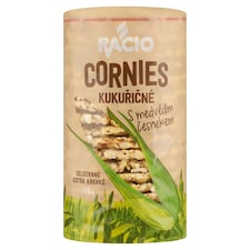 Racio Cornies kukuričné chlebíčky s medvedím cesnakom 115 g