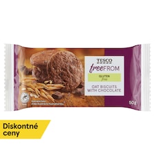 Free From Bezgluténové ovsené sušienky s kúskami horkej čokolády 50 g