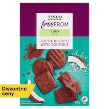 Free From Bezgluténové kakaové sušienky s kokosom 120 g