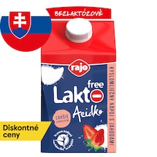 Rajo Lakto Free Acidko kyslomliečny nápoj s jahodami 450 g